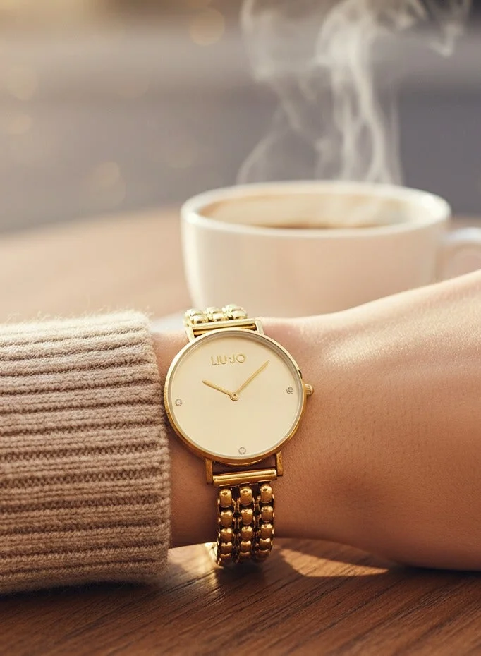 Liu Jo  Liu Jo Framework Gold Watch - TLJ1387 for Women | Best Price UAE